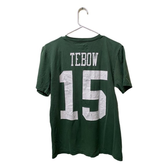 Nike NY Jets Tim Tebow Men's Green T-shirt, Small, Pre-owned - Picture 2 of 7